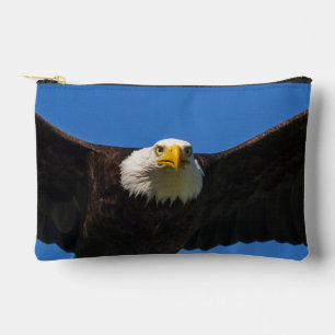 Bald Eagle Flyby Up Close Accessory Pouch
