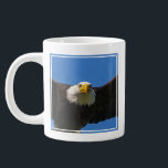 Bald Eagle Flyby Up Close Large Coffee Mug<br><div class="desc">Bald Eagle flyby up close</div>