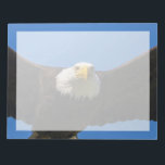 Bald Eagle Flyby Up Close Notepad<br><div class="desc">Bald Eagle flyby up close</div>