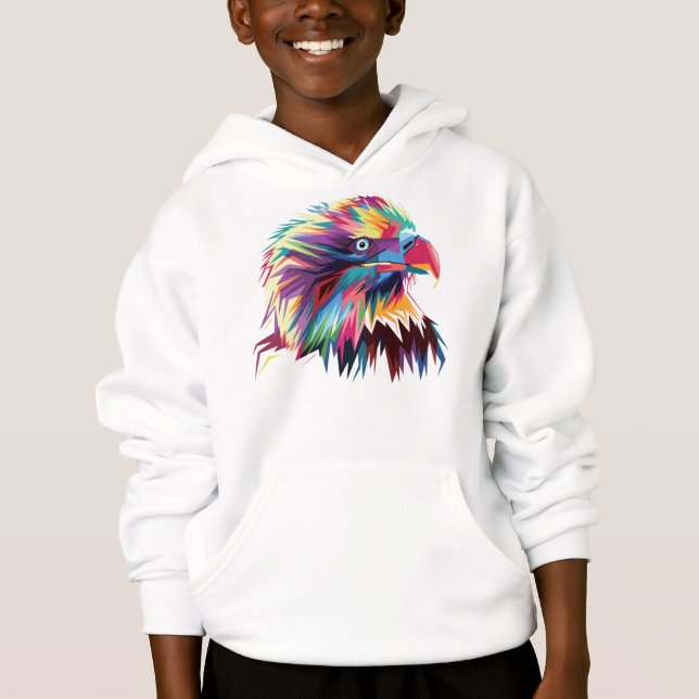 Bald Eagle Geometric Prismatic Design-80590 (Front)