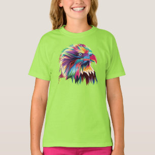Bald Eagle Geometric Prismatic Design-80590 T-Shirt