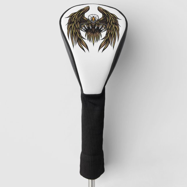Bald Eagle Golf Head Cover (Front)