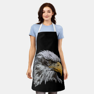 Bald Eagle Graphic American National Symbol Animal Apron