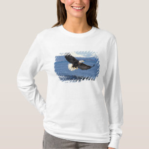 bald eagle, Haliaeetus leuccocephalus, in flight T-Shirt