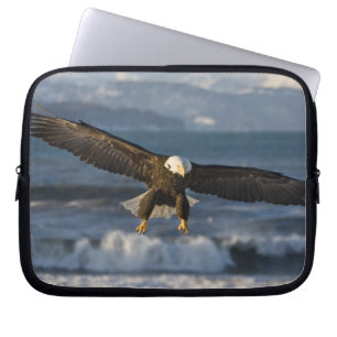Bald Eagle, Haliaeetus leucocephalus, Homer, 3 Laptop Sleeve