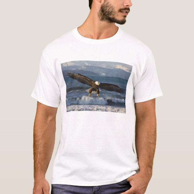 Bald Eagle, Haliaeetus leucocephalus, Homer, 3 T-Shirt (Front)