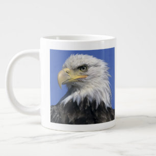 Bald Eagle, (Haliaeetus leucocephalus), wild, Large Coffee Mug