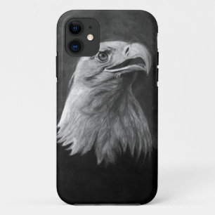 Bald Eagle, Hand Drawn Graphite Case-Mate iPhone Case