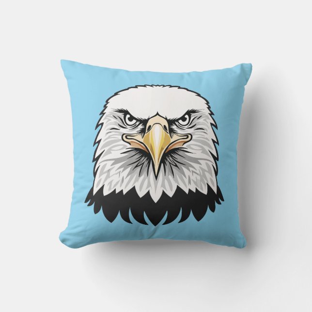 Bald eagle head cushion (Front)