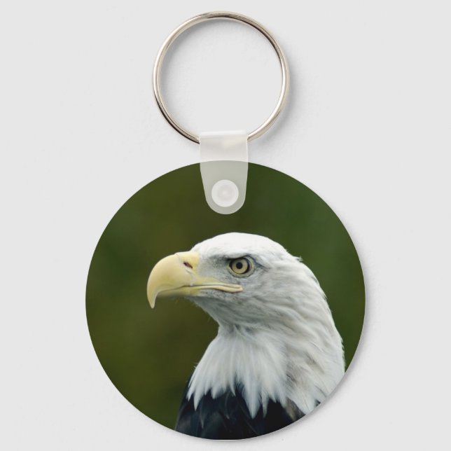 Bald Eagle head keychain (Front)