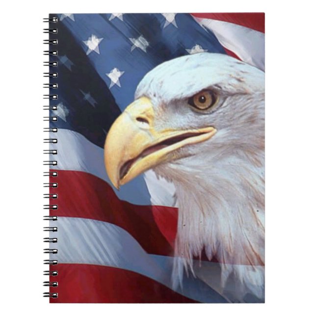 bald Eagle head Notebook (Front)