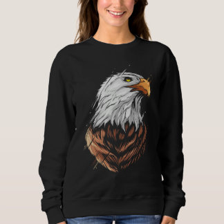 Bald eagle head of an american bald eagle sweatshirt