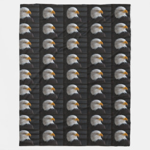 bald eagle honour troops USA American patriotic ar Fleece Blanket