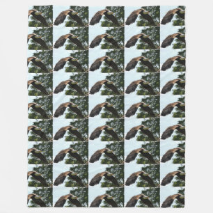 bald eagle honour troops USA American patriotic ar Fleece Blanket