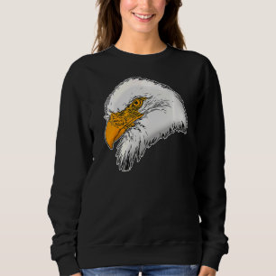 Bald Eagle Imprint North American Patriotic Bird R Sweatshirt