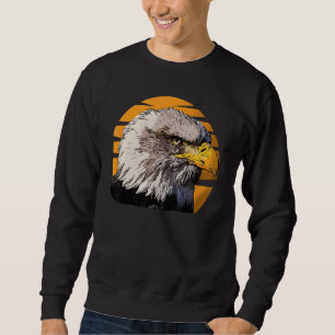 Bald Eagle Imprint North American Patriotic Bird R Sweatshirt