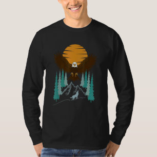 Bald Eagle Imprint North American Patriotic Bird R T-Shirt