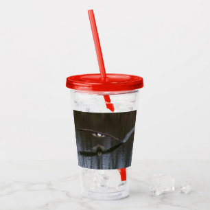 Bald Eagle in Flight Acrylic Tumbler