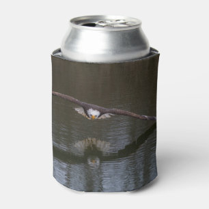 Bald Eagle in Flight Can Cooler