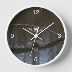 Bald Eagle in Flight Clock