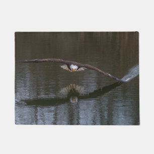Bald Eagle in Flight Doormat