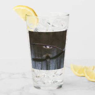Bald Eagle in Flight Glass