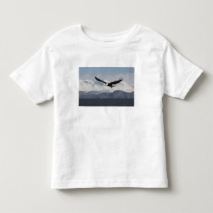 Bald Eagle in Flight, Haliaeetus leucocephalus, Toddler T-Shirt