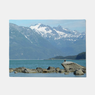Bald Eagle in Skagway Alaska Doormat