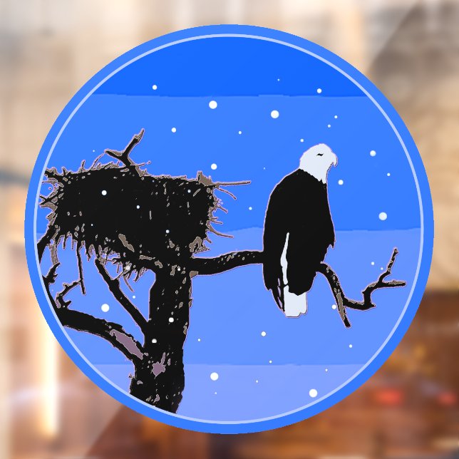 Bald Eagle in Winter  - Original Wildlife Art (Sheet 2)
