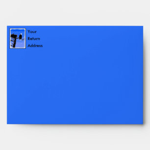 Bald Eagle in Winter  - Original Wildlife Art Envelope