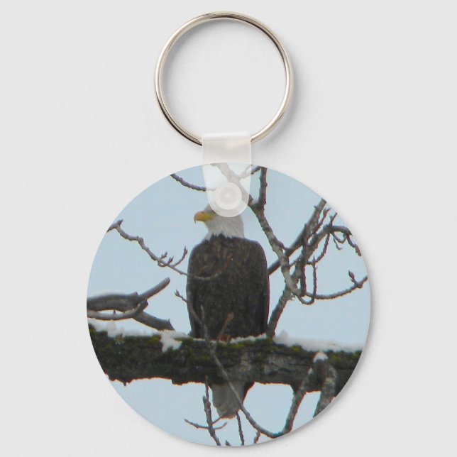 Bald Eagle Key Ring (Front)