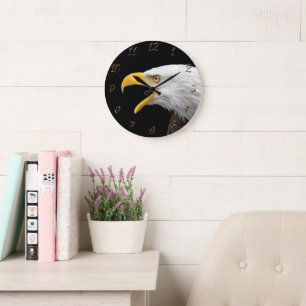 Bald Eagle Large Clock