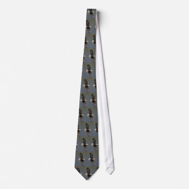 Bald Eagle lovers tie. Tie (Front)