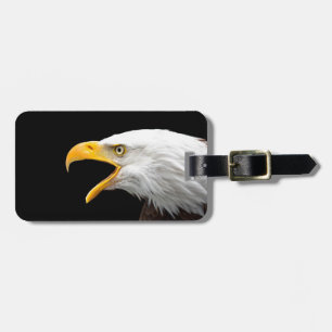 Bald Eagle Luggage Tag