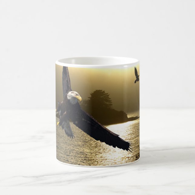 Bald Eagle Motivational Gifts Coffee Mug (Center)