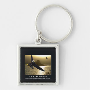 Bald Eagle Motivational Gifts Key Ring