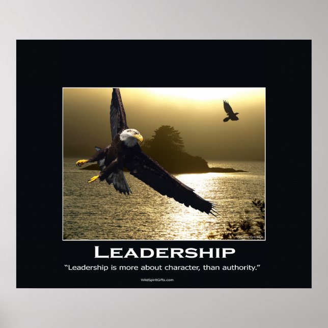 Bald Eagle Motivational Poster (Front)
