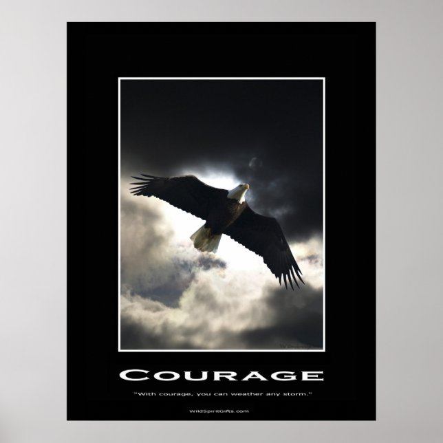 Bald Eagle Motivational Poster (Front)