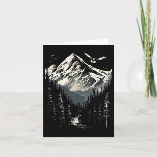 Bald Eagle Mountains Pine Trees Mountain Nature Card