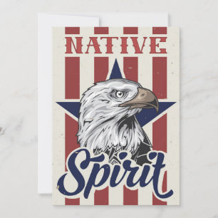 Bald Eagle Native Spirit Holiday Card