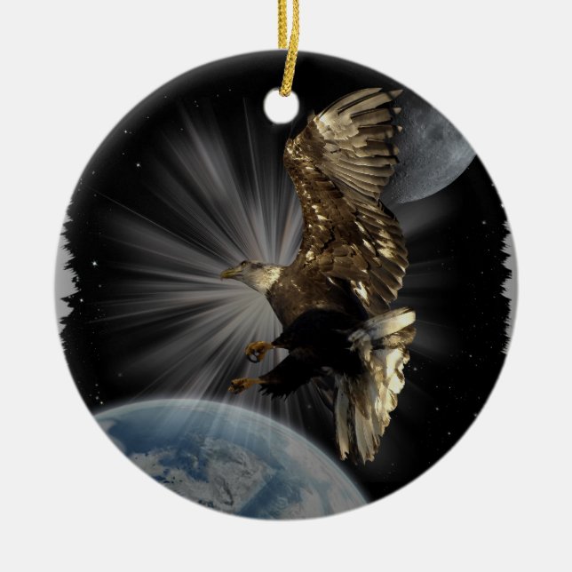 Bald Eagle Ornament (Front)