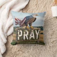 Bald Eagle Perched On a Pray Sign