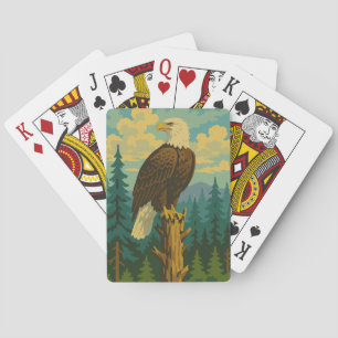 Bald Eagle Playing Cards