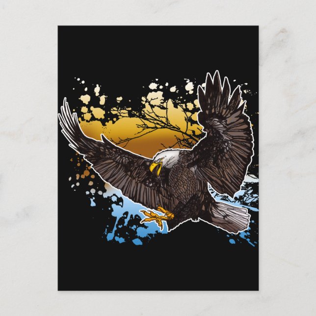 Bald Eagle Postcard (Front)