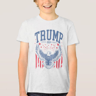 Bald Eagle President Trump 2024 Election Take Amer Tri-Blend Shirt