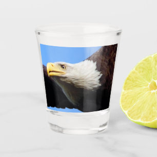 Bald Eagle Profile Shot Glass