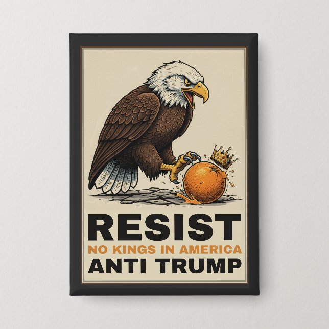 Bald Eagle Resist Anti-Trump (Front)