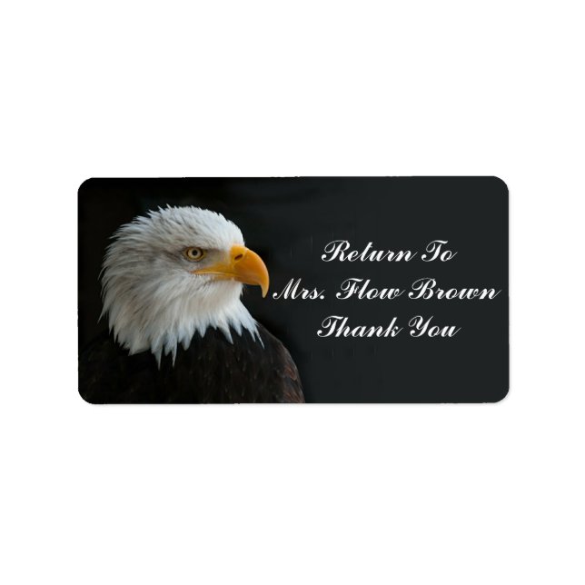 BALD EAGLE RETURN LABEL (Front)