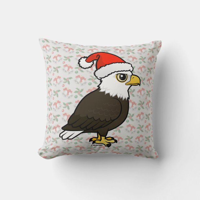 Bald Eagle Santa Cushion (Front)