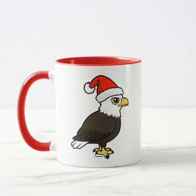Bald Eagle Santa Mug (Left)